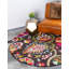 Tapis décoratif gris/vert/rouge Shipton-1673154320