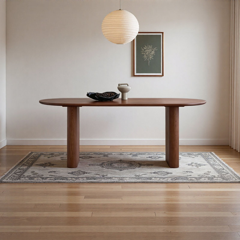 Table de salle à manger Vintage, H 29,5 po x L 55,1 po x l 31,5 po