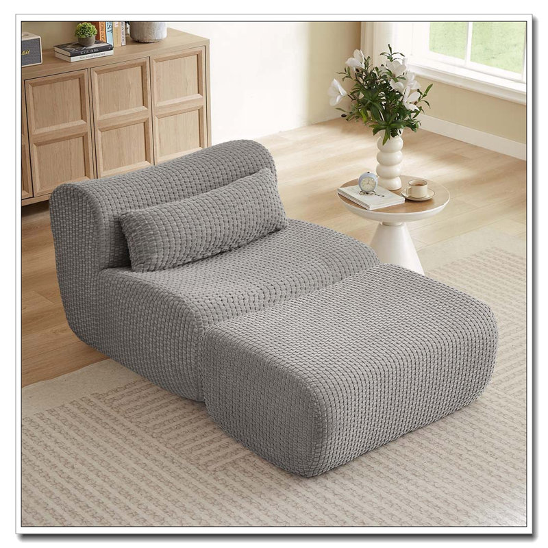 Modern Accent Chair, Gris