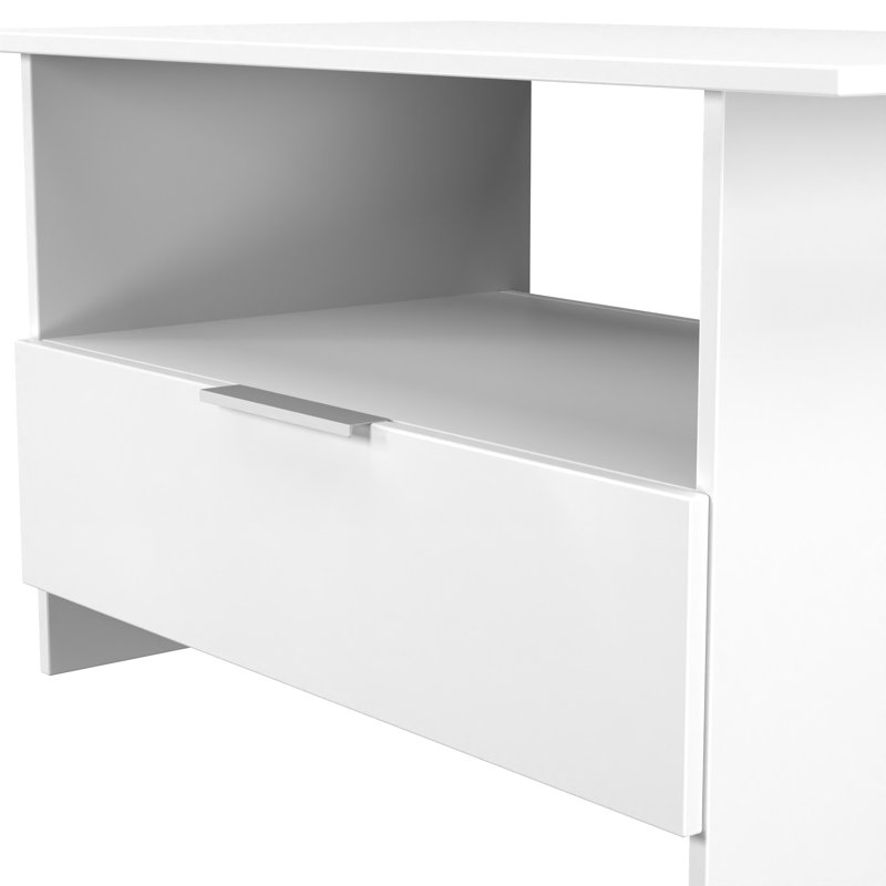 Tajiana Coffee Table with Storage, White