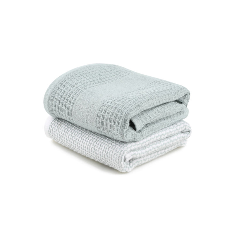 Luxury Microcotton Wash Towel Set (2 Pieces) - Soft and Absorbent, 15.7 x 23.6 Inches | 100% Microcotton, 11.2 oz/sq ft | Machine Washable at 104°F | Perfect for Spa, Gym, and Home Use, Quick-Drying Design