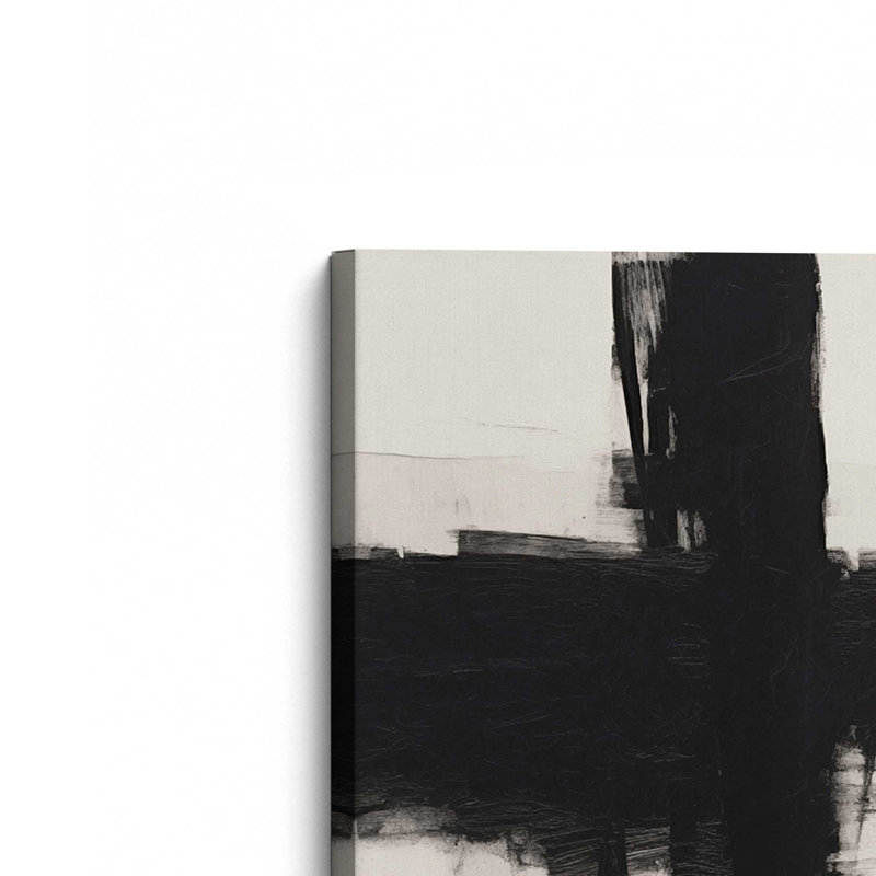 Contrast in Silence II, reproduction sur toile dans un cadre argenté, H 18 po x l 12 po x P 1,25 po, Toile tendue