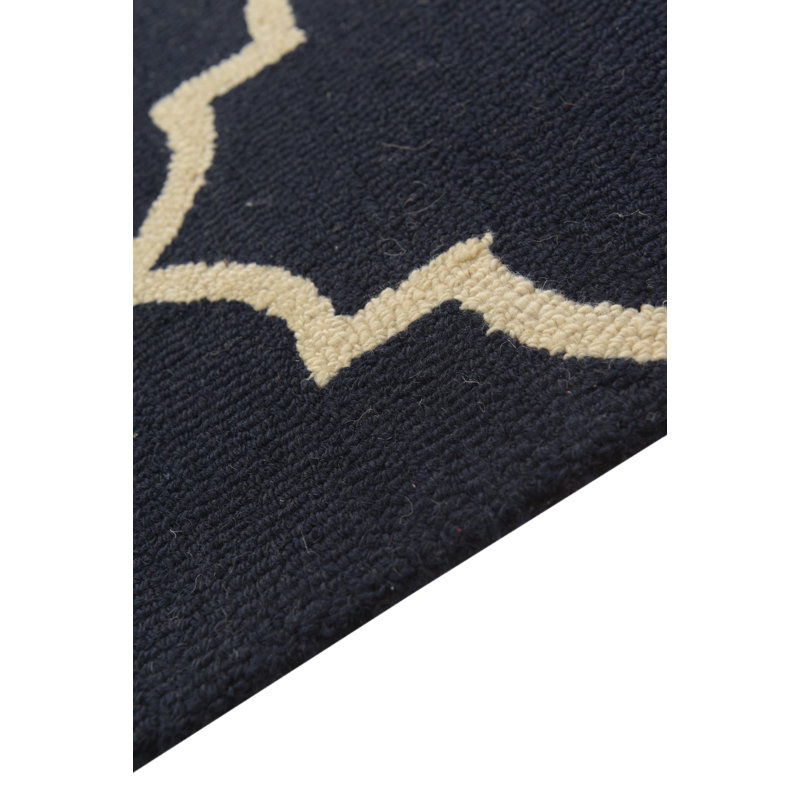 Tapis bleu foncé Otto