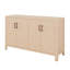 Buffet avec rangement, armoires de rangement de style campagnard avec 4 portes pour le salon-121085222