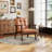 Chesterle 25''Wide Classic Upholstered Tufted Accent Chair With Solid Wood Legs-111076887