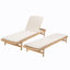 Chaise longue avec coussin Mallacia
