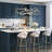 Dimmable LED Aluminum Kitchen Island