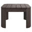 Table d'appoint d'extérieur Kona en bois de teck brun foncé-1963258317