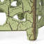 Table d'appoint de patio avec plateau hexagonal et base en métal-1824252286