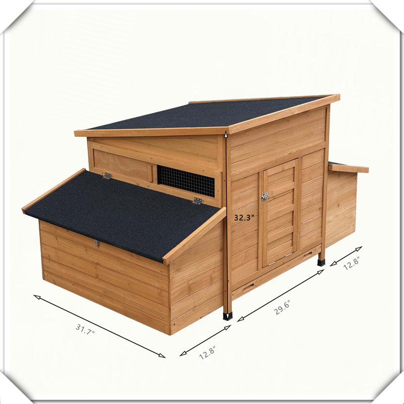 Cage à poules en bois