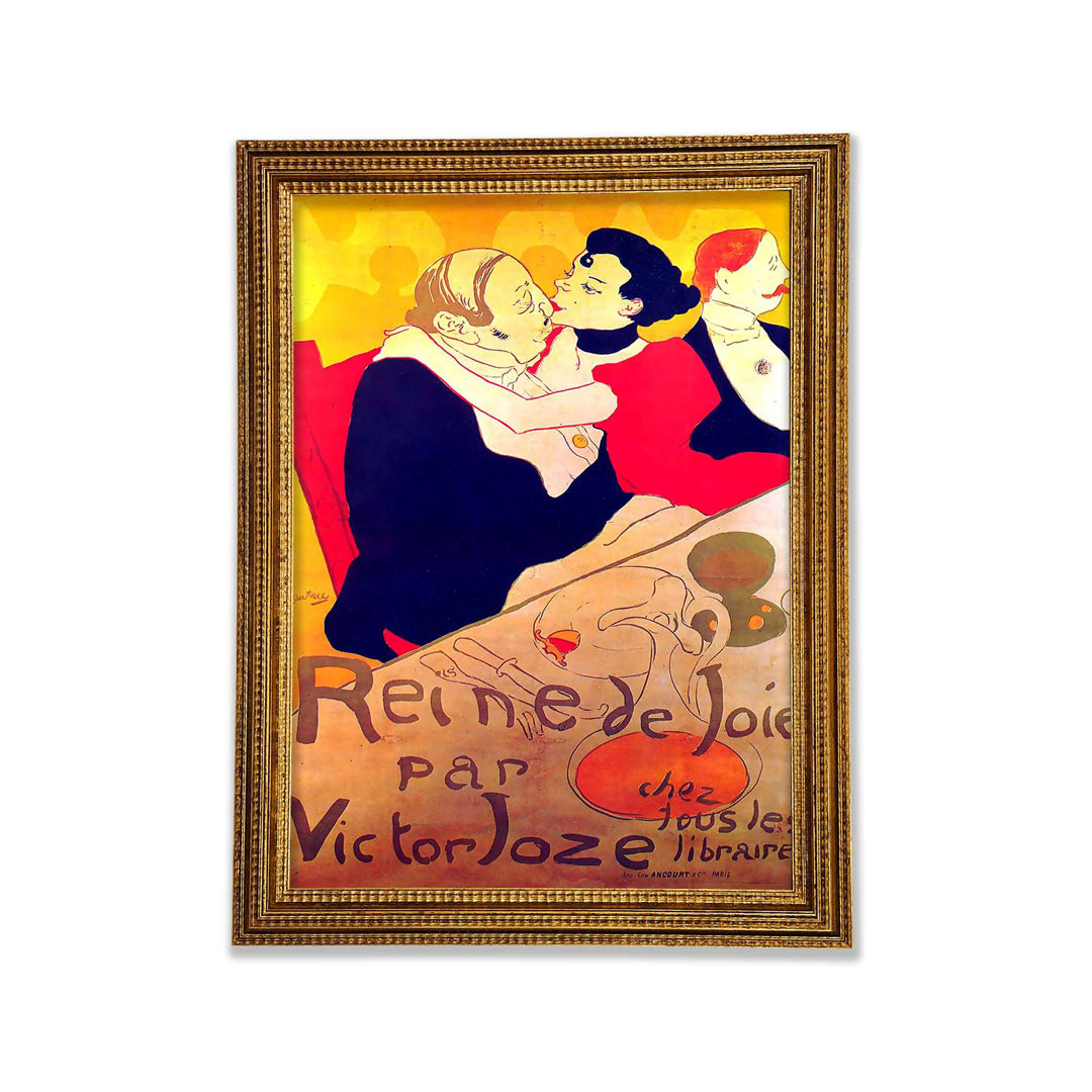 Rene De Joie 2 von Toulouse Lautrec - Einzelne Bilderrahmen Kunstdrucke