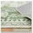 Sage Green Cream Beige 5X8 Vintage Boho Floral Rug Washable Non-Slip Carpet For Bedroom-565347480-565347464