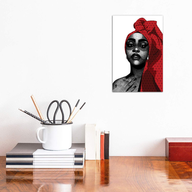 Lihle by Ohab TBJ - Wrapped Canvas Print, 30.48cm H x 20.32cm W x 1.91cm D
