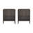 Novara 22" Contemporary 1-Drawer Nightstand in Jacobean Walnut-1269179864