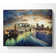 New York City Brooklyn Bridge View - Wrapped Canvas Print