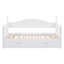 Lit de jour simple en bois avec lit gigogne et 2 tiroirs de rangement, lit simple à rallonge pour chambre à coucher moderne, blanc-118754570
