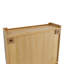 Armoire murale à deux portes de style rétro avec rangement à trois niveaux, alliant charme rétro et fonctionnalité pratique pour l'organisation à la maison-75013922