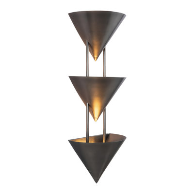 Versus 28-in Aged Steel Wall Sconce