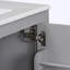 Meuble-lavabo avec lavabo simple, 2 portes et un tiroir-999065065