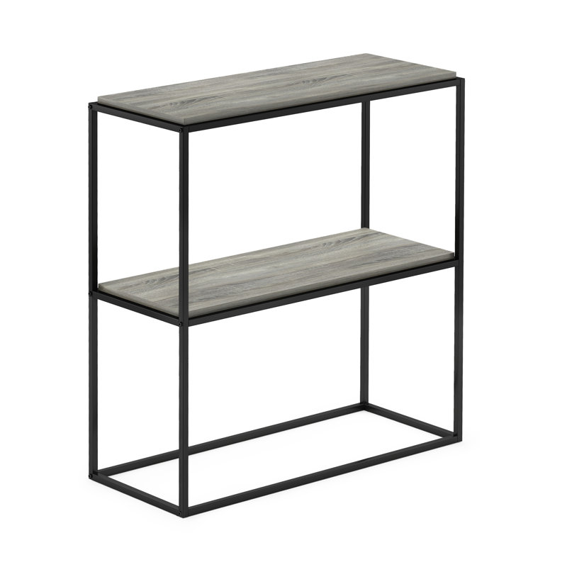 Godley End Table, French Oak Gray, Black