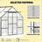 Practical Greenhouse,Spacious Walk-in Garden Greenhouse