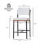 Ensemble de tabourets de bar en lin de 2,26 pouces de hauteur moderne pour îlot de cuisine, tabourets de comptoir à large dossier et pieds en métal robustes-1056858459-1056858462