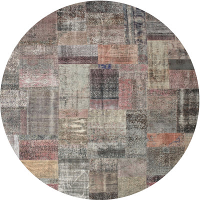 Tapis gris/noir/brun zone contemporaine
