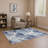 Premium Machine Washable Fairwood AMF1886 Floral Rug-1265283023