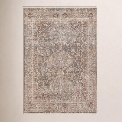 Clemente Tan Taupe Oriental Rug