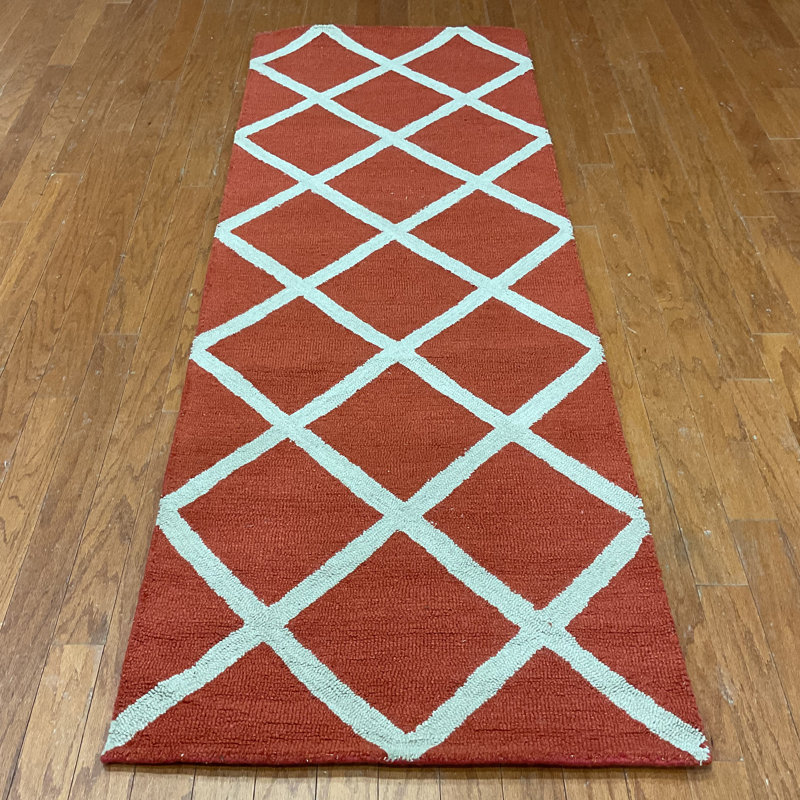 Wool Geometric Indoor Rug