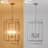 5 - Light Dimmable Lantern Square/Rectangle Chandelier-413200684