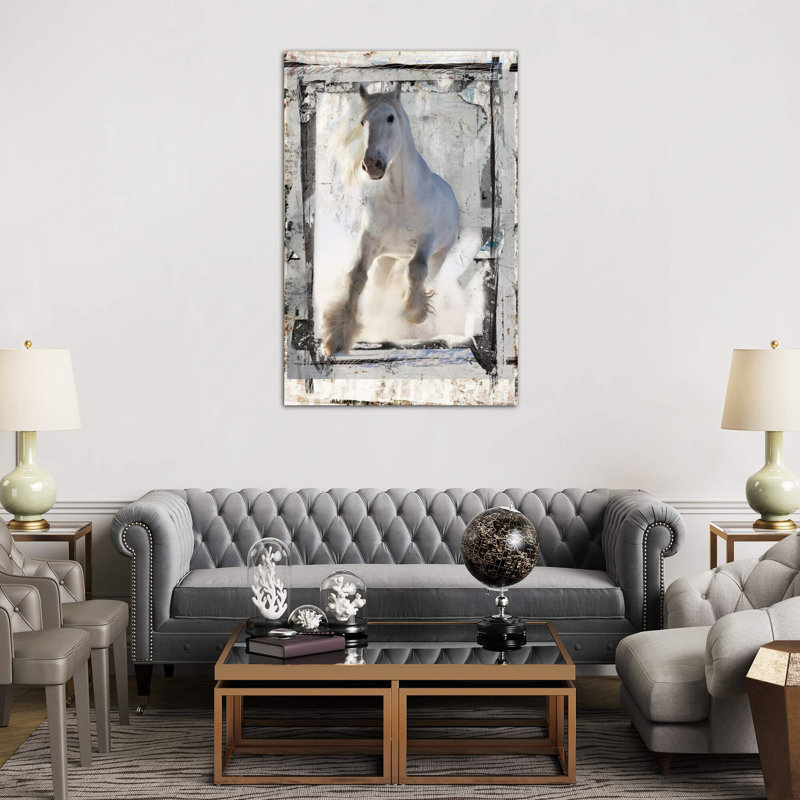 Mustang Makarova by Luz Graphics - Wrapped Canvas Print, 66.04 cm H x 45.72 cm W x 1.91 cm D