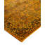 Overdyed Hand-Knotted Wool Modern-Contemporary Gold Area Rug 3' 2" x 5' 1"