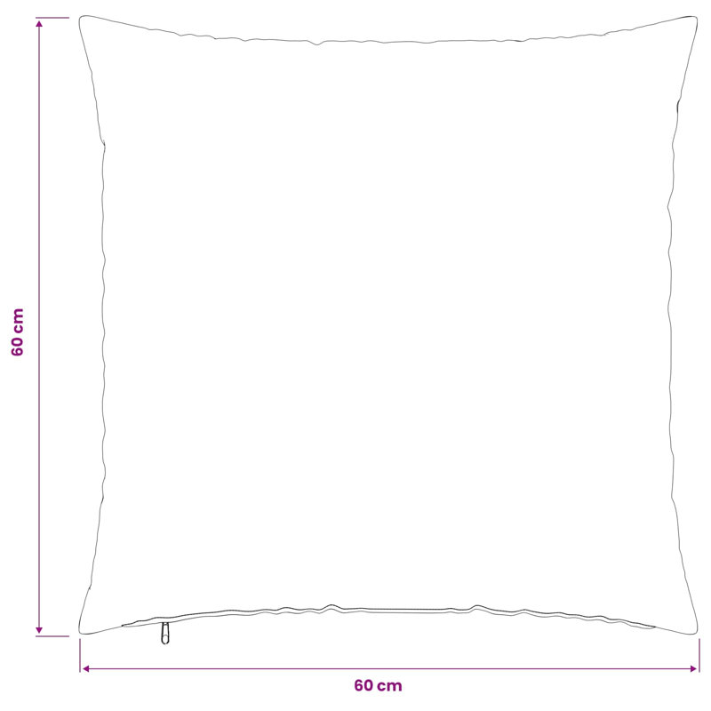 Cushion, Square 60cm, Dark Green