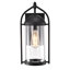 Luminaire de grange d'extérieur à 1 ampoule noir texturé Doory-1371194954