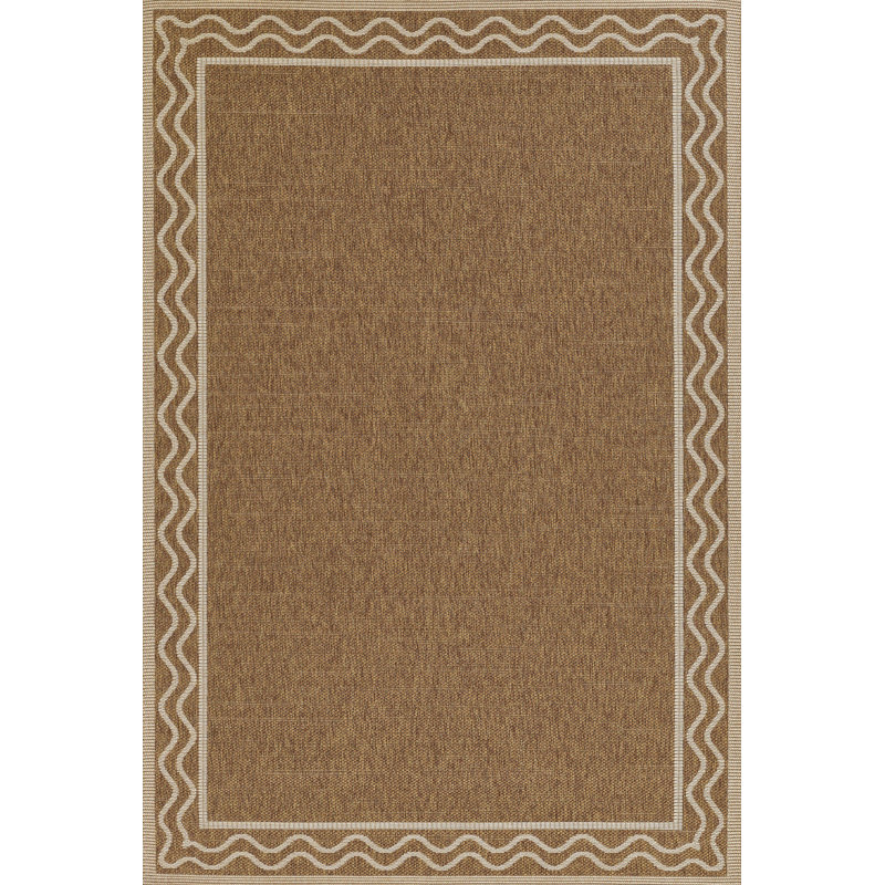 Natural Diamond Pattern Rectangular Synthetic Rug 9' x 12'