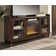 Dazya TV Stand for TVs up to 70" with Fireplace Included