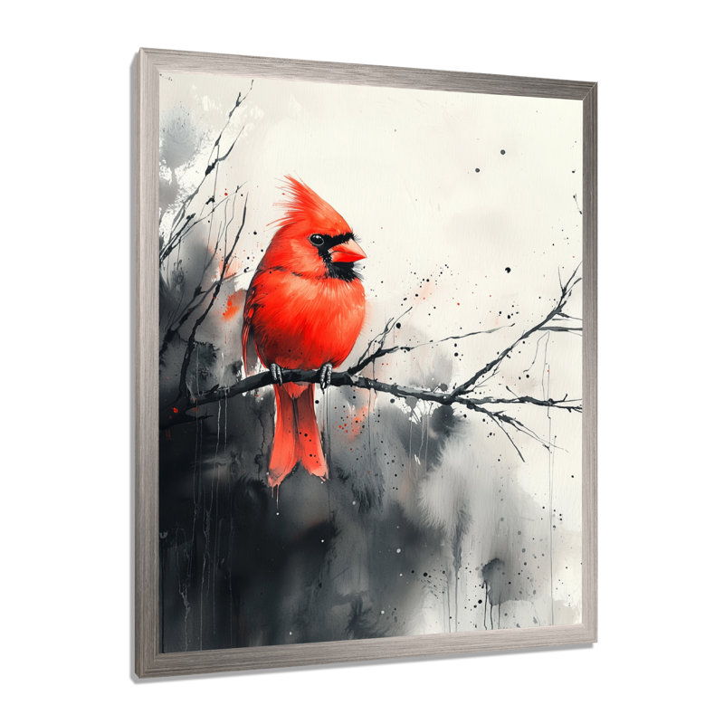 Landeros - animaux, impressions sur toile, H 32 po x l 16 po, Reproduction encadrée d'une seule photo, Argent argent
