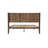 Arvion Queen Size Platform Bed Frame - ARB-46-Q Solid Wood Headboard & Footboard, 12 Heavy Duty Slats Base, Center Metal Legs, Noise-Free, Easy Set Up, No Box Spring Needed, Chestnut Brown-357193830-357193829