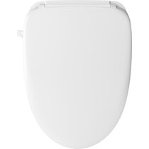 Mcombo Electric Toilet Seat Lift with Padded Handles, Power Elevated Toilet Seat Riser with Arms for Elderly, Disabled in Bathroom, Seniors Toilet