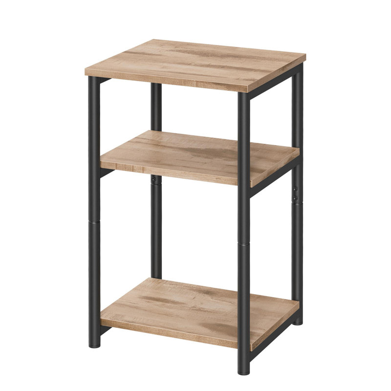 Side Table, Camel Brown, Black