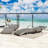 All-Weather Wicker Patio Chaise Lounge with Pull-Out Side Table and Adjustable Backrest-2136583334