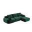 Mousse à mémoire de forme 3 moderne en velours côtelé, tissu doux, personnalisable, sans assemblage, pour la vie et les espaces faciles à déplacer, plusieurs espaces-1537274090