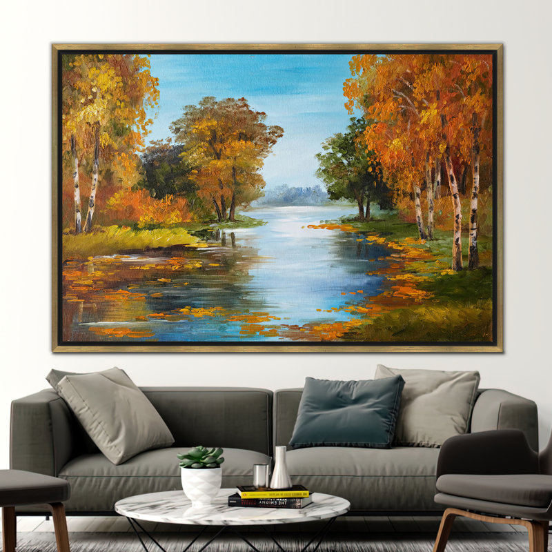 Print on Canvas, Gold Floater Framed, 60 cm H x 90 cm W