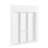Rev-A-Shelf GUT-18W-52 Plastic Compartment Utility Tray Insert Organizer, White-115821746