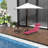 Outsunny Folding Chaise Lounge Chair, Pool Sun Tanning Chair With Reclining Back, Breathable Mesh Seat, And Headrest For Beach, Yard, Patio, Pink