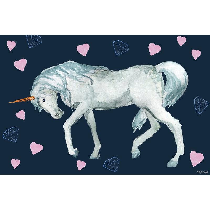 «Bratton Shine Bright Like A Unicorn», reproduction sur toile tendue, H 16 po x l 24 po x P 1,5 po