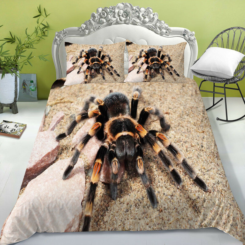 Duvet Cover with Pillowcases Included, 140 x 200cm Duvet Cover + 1 Housewife Pillowcase