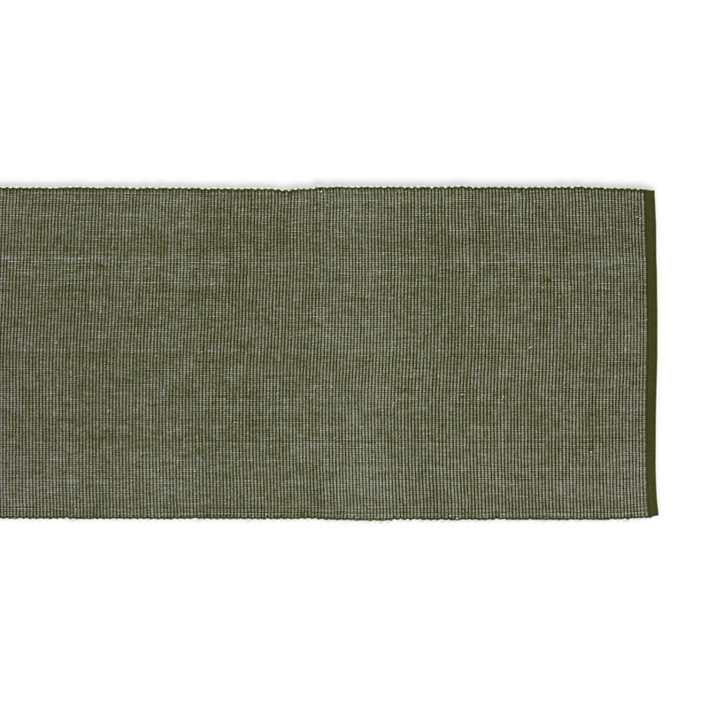 100% Cotton Table Runner, 72" x 13", Sage