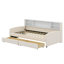 Lit plateforme simple tapissier avec rangement intégré et tiroirs-118807346